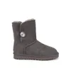 45Color Topquality Women's mini Luxury Snow Boots with fur Genuine leather girl snow boot ankle short bow mini fur Size 35-43 thumbnail 11