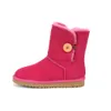 45Color Topquality Women's mini Luxury Snow Boots with fur Genuine leather girl snow boot ankle short bow mini fur Size 35-43 thumbnail 7