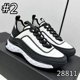 Men women suede leather calfskin classic printed casual Sneaker trainers canvas diamond sneaker Size 35-45 thumbnail 21