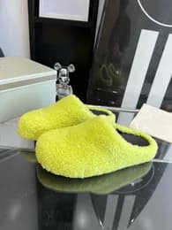 Mar Ted-dy bear fur slides fleece mules slippers winter warm comfortable shoes thumbnail 22