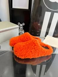 Mar Ted-dy bear fur slides fleece mules slippers winter warm comfortable shoes thumbnail 21