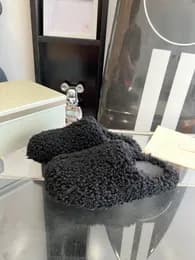 Mar Ted-dy bear fur slides fleece mules slippers winter warm comfortable shoes thumbnail 19
