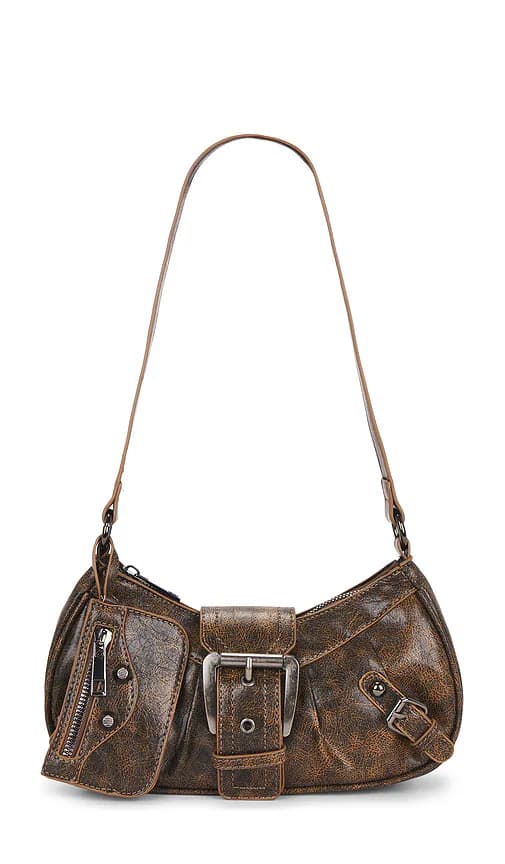 Vintage Buckle Shoulder Bag - Image 1