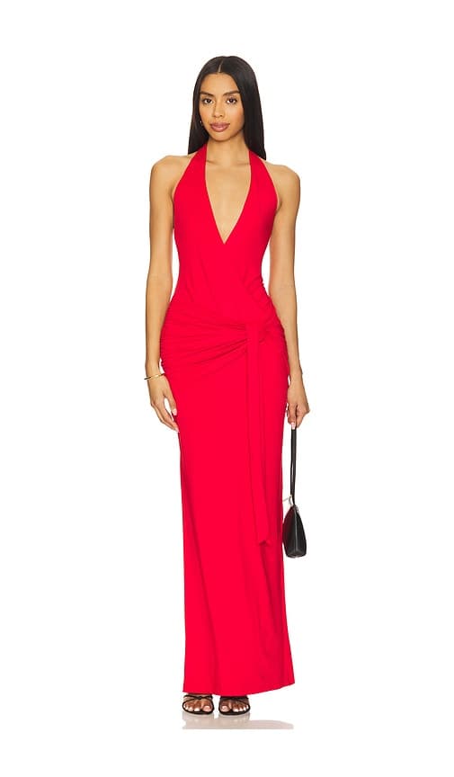 Chloe Halter Maxi Dress - Image 1