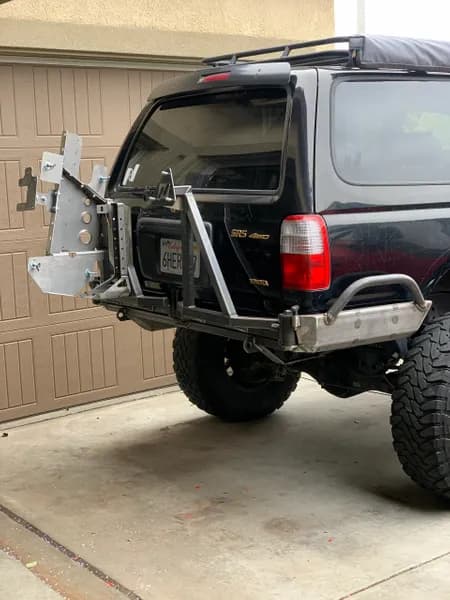 3rd Gen 4Runner Dual Swingout Steel ***Plated*** Rear Bumper - Image 1