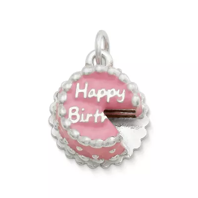 Enamel Birthday Cake Charm - Image 1