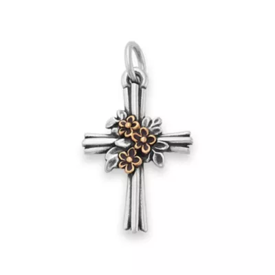 Growing in Faith Cross Charm - Image 1