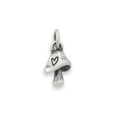 Mini Mushroom with Heart Charm - Image 1