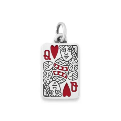 Enamel Queen of Hearts Charm - Image 1