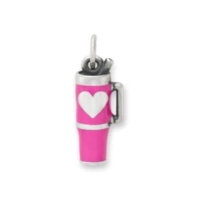Enamel Love My Cup Charm - Image 1