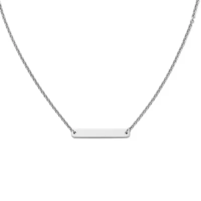 Petite Engravable Horizon Necklace - Image 1