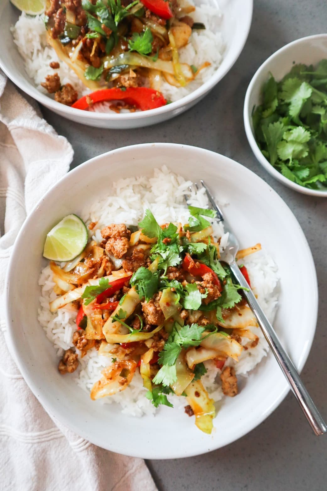 Sweet and Spicy Pork Bowls - Image 1