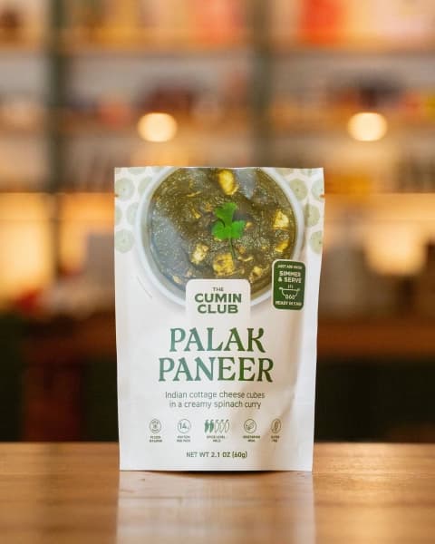 The Cumin Club Instant Palak Paneer Curry Kit (2.1 oz)