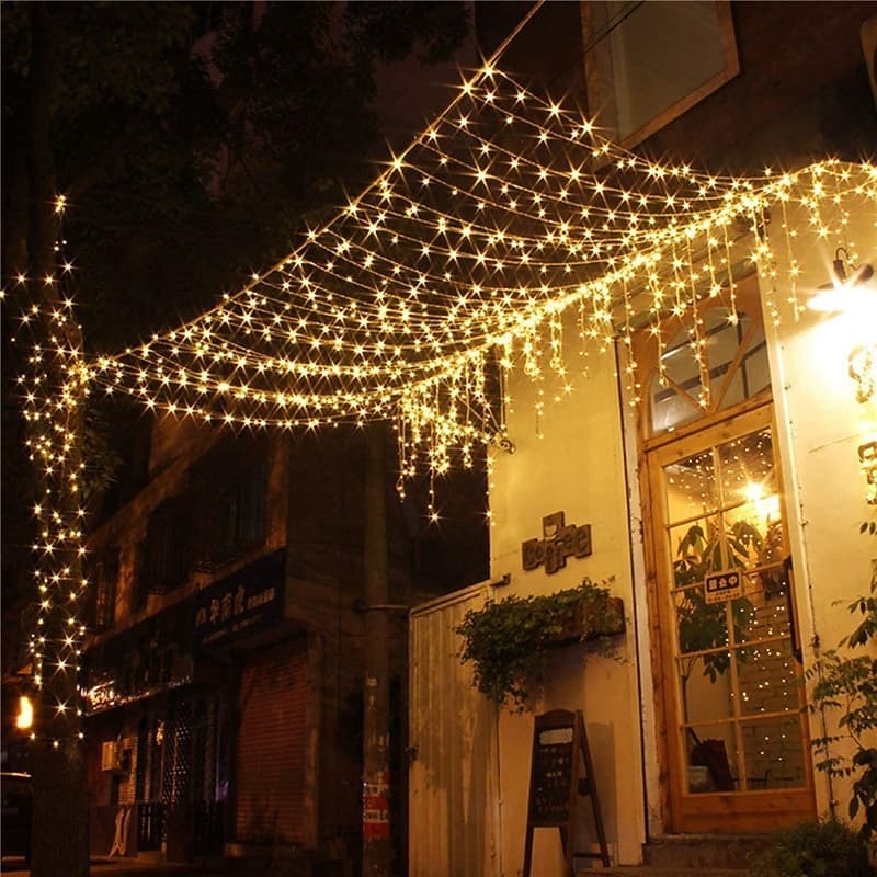 Elegant Wedding Party Reception LED Window Curtain String Lights – 3M/6M 600LEDs Twinkle Starfor Home & Garden Decor EU/US/AU/UK Plug 2025 - GBP £22 thumbnail 8