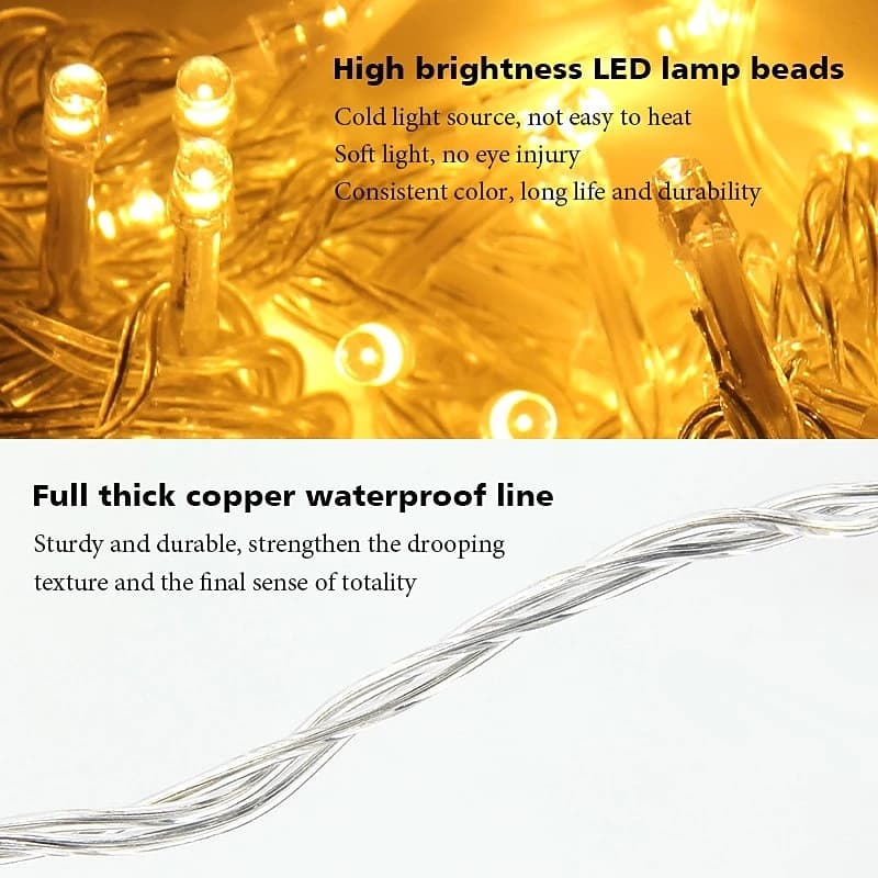 Elegant Wedding Party Reception LED Window Curtain String Lights – 3M/6M 600LEDs Twinkle Starfor Home & Garden Decor EU/US/AU/UK Plug 2025 - GBP £22 thumbnail 16