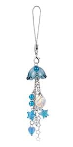 BEEFLYING Jellyfish Phone Charms Aesthetic Y2K Cute Charm Straps Cell Phone Pendants Accessories with Star Heart for Bag Keychain Camera Wallet Decor, Blue thumbnail 7