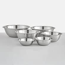 JoyJolt Stainless Steel Mixing Bowl Set - 6 Piece Nesting Bowls, 5qt to 0.5qt, Ideal for Kitchen, Cooking, Baking and Storage thumbnail 7