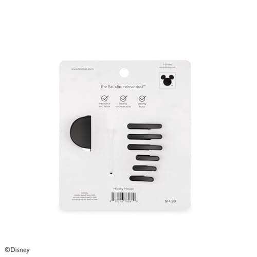 Disney TELETIES Mickey Mouse Shaped Small Flat Hair Clip thumbnail 2