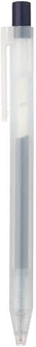 Muji Smooth Gel Ink Ballpoint Pen Knock Type Retractable 10-Pieces Set, 0.5 mm Nib Size, Black (Black) thumbnail 2