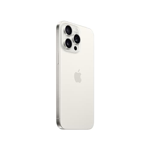 Apple iPhone 15 Pro Max, 256GB, White Titanium - Verizon (Renewed Premium) thumbnail 2