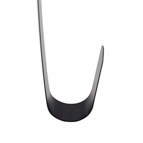 Sattiyrch 15" Wreath Hanger for Front Door,Sturdy Steel Wreath Door Hanger,Over The Door Hanger Hook (Black,1) - 1 - Black thumbnail 4