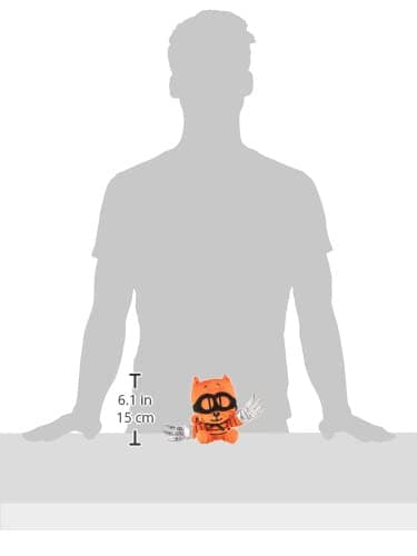 MerryMakers Dog Man's Cat Kid, 6.5-Inch, Based on Dav Pilkey's bestselling Dog Man Series, Orange thumbnail 3
