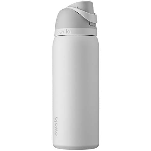 Owala FreeSip 32-oz Insulated Stainless Steel Water Bottle Bundle with Silicone Boot - Image 1