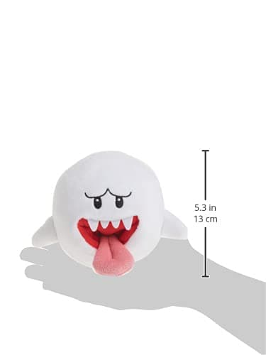 Little Buddy Super Mario All Star Collection 1428 Ghost Boo Stuffed Plush, 4" thumbnail 2