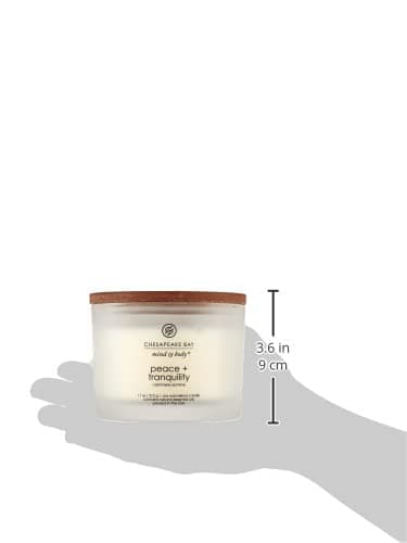 Chesapeake Bay Candle Scented Candle Peace + Tranquility (cashmere jasmine) 3-Wick Coffee Table Jar thumbnail 2