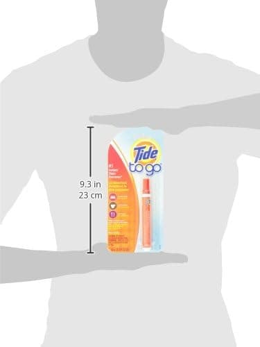 Tide To Go Instant Stain Remover, Tide Pen Stain Remover for Clothes, Instant Stain Remover Pen & Spot Cleaner, Portable & Travel-Friendly, Works on Food & Drink Stains, 1 Count Pack thumbnail 9