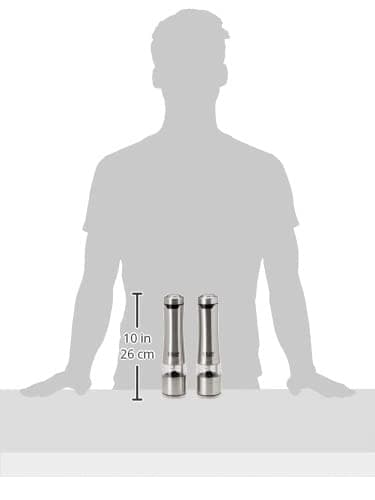 Russell Hobbs RHPK4000 Salt and Pepper Mills, Electric Grinders, One Touch Operation, Brushed Silver thumbnail 8