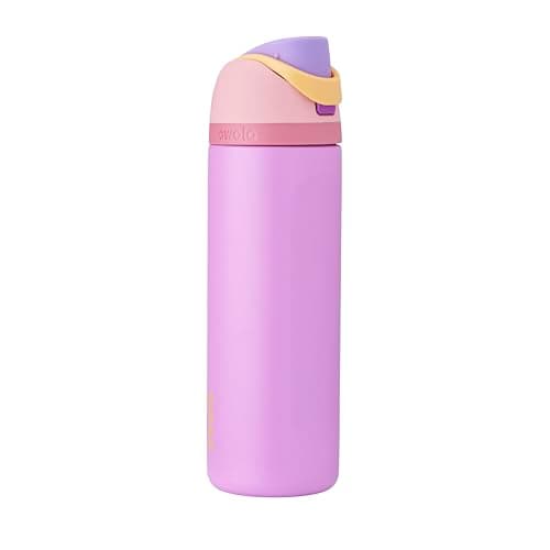 Owala Disney Princess FreeSip Insulated Stainless Steel Water Bottle with Straw for Sports and Travel, BPA-Free Sports Water Bottle, 24 oz, Rapunzel - Image 1