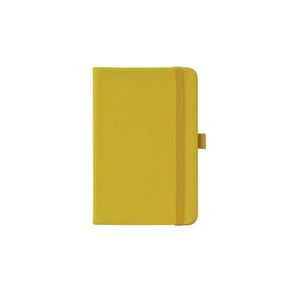 Danpex Libreta De Notas TUCSON | Colores Modernos En Pasta Dura | Medidas 9x14 cm | Hojas Cosidad Blancas Y Separador | Tamaño Compacto Cuaderno De Bolsillo | Elástico De Cierre | Estudiantes U Oficinistas | (TUCSON, AMARILLO) thumbnail 2