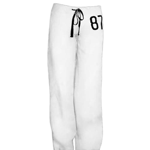 Vhitler Cute Jersey Pajama Pants Y2k Low Rise Pj Pants Wide Leg Drawstring Pants Preppy Aesthetic Lounge Pants Grunge Pants thumbnail 5