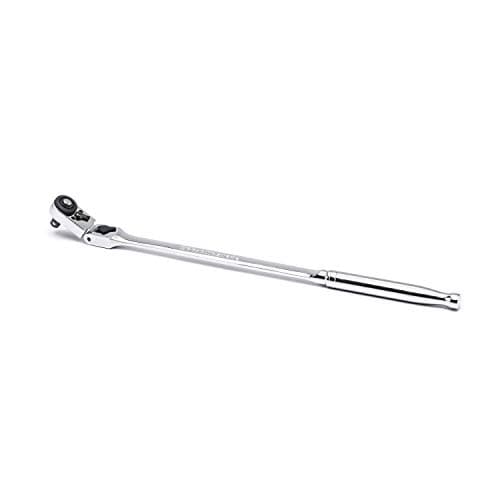 GEARWRENCH 1/4" Drive 72 Tooth Quick Release Locking Flex Slim Head Ratchet, 12" - 81030 - Image 1