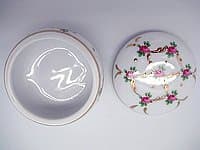 Essence of Europe Gifts Classic Victorian Themed Desert Rose Ceramic Vintage 2.5" Round Jewelry Box | GermanGiftOutlet thumbnail 2
