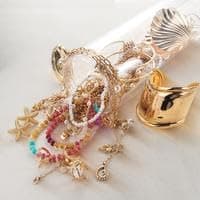 Ocean style Mystery jewelry jar, Mystery Jewelry Jar, Summer Gift Set (Necklace, Earrings, Rings), Surprise Birthday Gift Jewelry Box for Women (M(10 PCS)) - M(10 Pcs) thumbnail 5