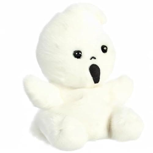 Aurora® Adorable Palm Pals™ Boo Ghost Stuffed Animal - Fun Collectible Plush for Kids and Adult Collectors - Perfect for Decorating Rooms and Birthday Gifts - White 4.5 Inches thumbnail 6
