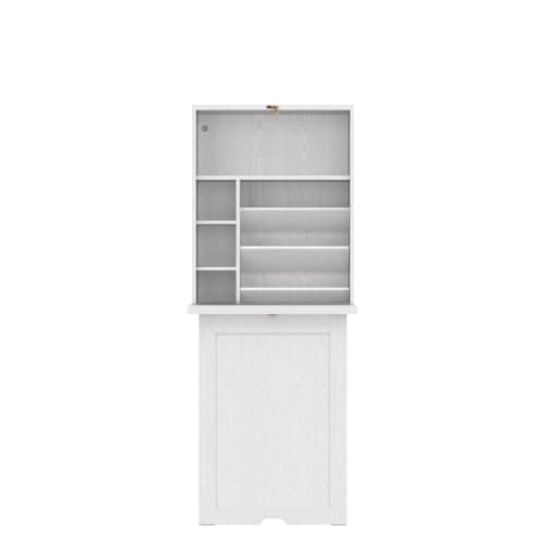 CasartUS Casart Multi-Function Computer Desk, Wall Mounted Fold Out Table, Convertible Desk Writing Desk for Home and Office thumbnail 4