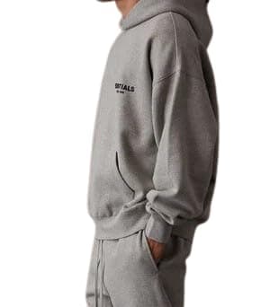 ESSENTIALS Pullover Hoodie Cotton Blend Adult Men Oversized, baggy fit. thumbnail 4