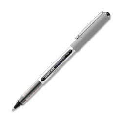 uni-ball(R) Vision(TM) Rollerball Pens, 0.7 mm, Fine Point, Gray Barrel, Black Ink, Pack Of 12, 60126 thumbnail 4