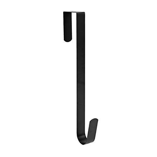 Sattiyrch 15" Wreath Hanger for Front Door,Sturdy Steel Wreath Door Hanger,Over The Door Hanger Hook (Black,1) thumbnail 5