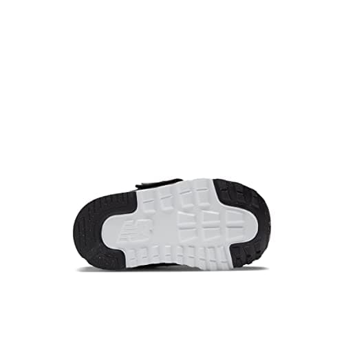 New Balanace Kid's 574 V1 New-B Hook and Loop Sneaker, Black/Silver Metallic, 10 Wide thumbnail 10