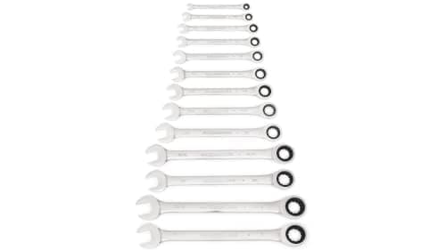 GEARWRENCH 13 Piece 12 Point Ratcheting Combination Wrench Set SAE | 9312 thumbnail 10