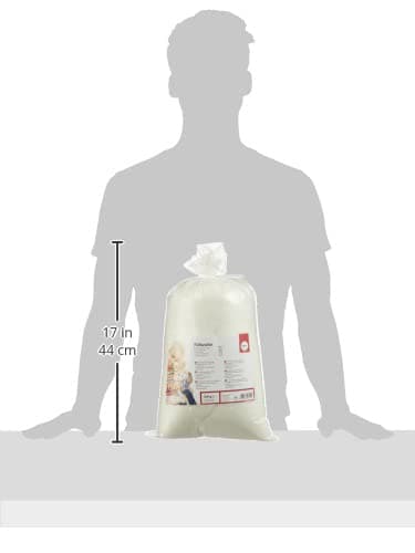 Rayher Hobby Rayher 30195000 Füllwatte hochflauschig 500 g Beutel, Füllmaterial 100 Prozent Polyester, weiß, Flocken, waschbar 95 Grad, Bastelwatte, Kissenfüllung, Füllmaterial, Stopfwatte, Weiss thumbnail 2