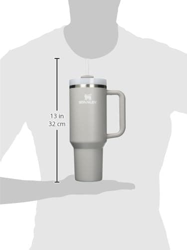 STANLEY Quencher H2.0 Tumbler with Handle and Straw 30 oz | Flowstate 3-Position Lid | Cup Holder Compatible for Travel | Insulated Stainless Steel Cup | BPA-Free | Ash thumbnail 3