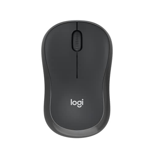 Logitech M240 Silent Bluetooth Mouse, Wireless, Compact, Portable, Smooth Tracking, 18-Month Battery, for Windows, macOS, ChromeOS, Compatible with PC, Mac, Laptop, Tablets - Graphite - Image 1