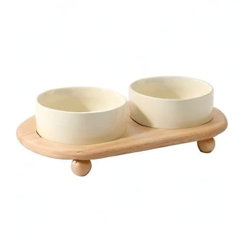 Havniva Raised Cat Bowls Water Bowl 5.1” Elevated Ceramic Cat Food and Water Bowl Whisker Friendly Pet Food Bowls for Indoor Cats, Wide Cat Water Dish Prevent Whisker Fatigue Non Slip Cat Feeder thumbnail 8
