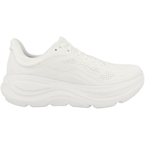 Hoka Women's Bondi 9 Sneaker, White/White, 9 Wide thumbnail 3