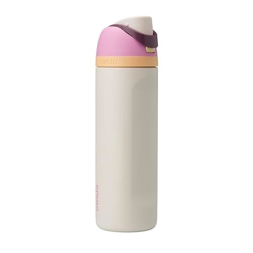 Owala FreeSip Insulated Stainless Steel Water Bottle with Straw, BPA-Free Sports Water Bottle, Great for Travel, 24 Oz, Daybreak - Image 1